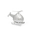 Zilverstad Moneybox Helicopter - silver colour - free engraving