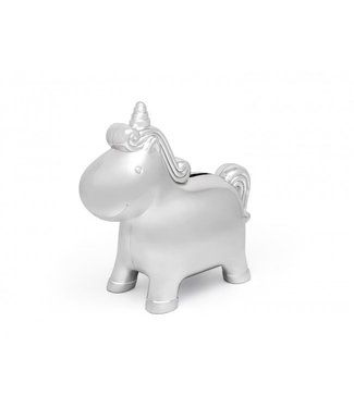 Zilverstad Money box Unicorn - Silver plated - Free Engraving