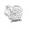 Zilverstad Spaarpot schaap 11,5 cm zilver kleur