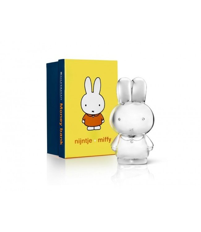 Zilverstad Miffy Money Box Silver Color 15cm