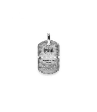 Buddha to Buddha Army Tag Hanger Zilver