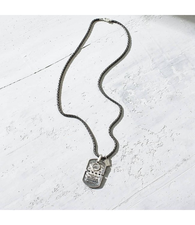 Buddha to Buddha Exclusieve Hanger Army Tag van 925 Sterling Zilver – Gratis Gravure