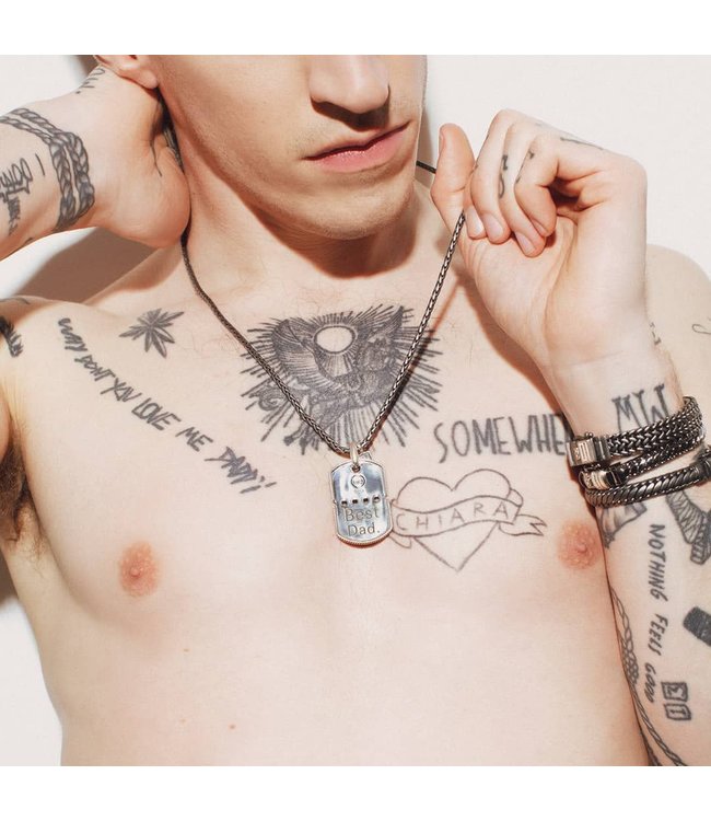 Buddha to Buddha Buddha to Buddha Army Tag Hanger Zilver