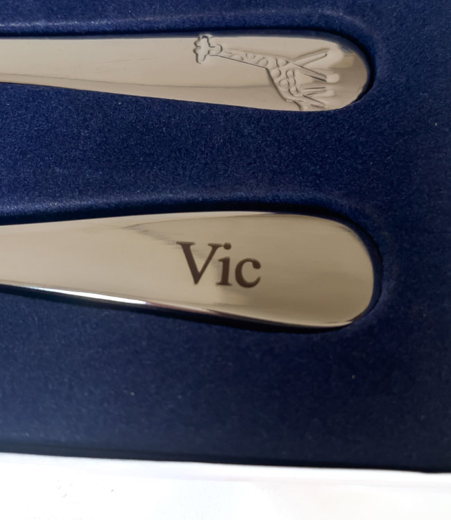 Zilverstad Bear with Heart Baby Cutlery Set 4-piece Stainless Stee