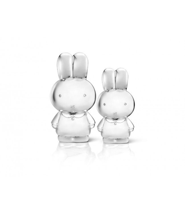 Zilverstad Miffy Money Box Silver Color 15cm