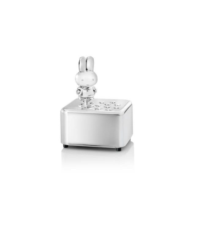 Zilverstad Free engraving Music box miffy, silver plated