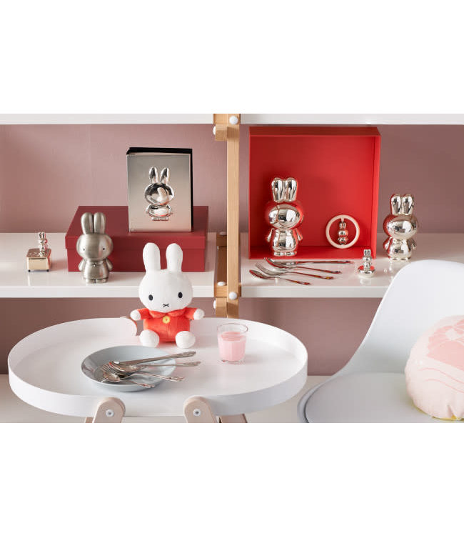 Zilverstad Zilverstad - Muziekdoosje nijntje Verzilverd Gelakt- Gratis te graveren