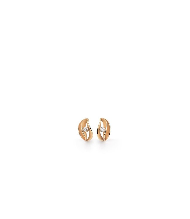 Annamaria Cammilli Velaa Star Series Earrings, 18Kt 2 Dia ct. 0.06