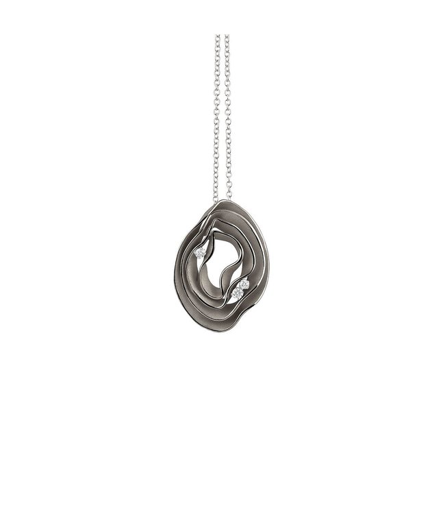 Annamaria Cammilli Dune Electa Collection Pendant, 18Kt 3 Dia ct. 0.16