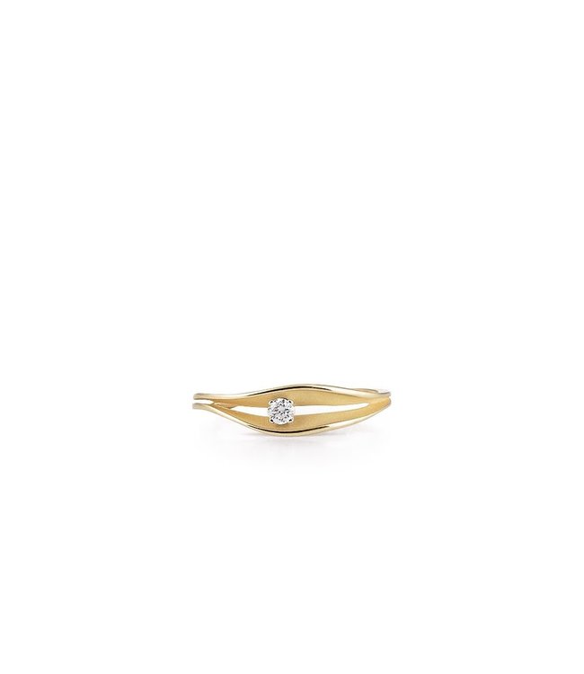 Annamaria Cammilli Dune Ring, 18Kt 1 Diamant(e) ct. 0.08