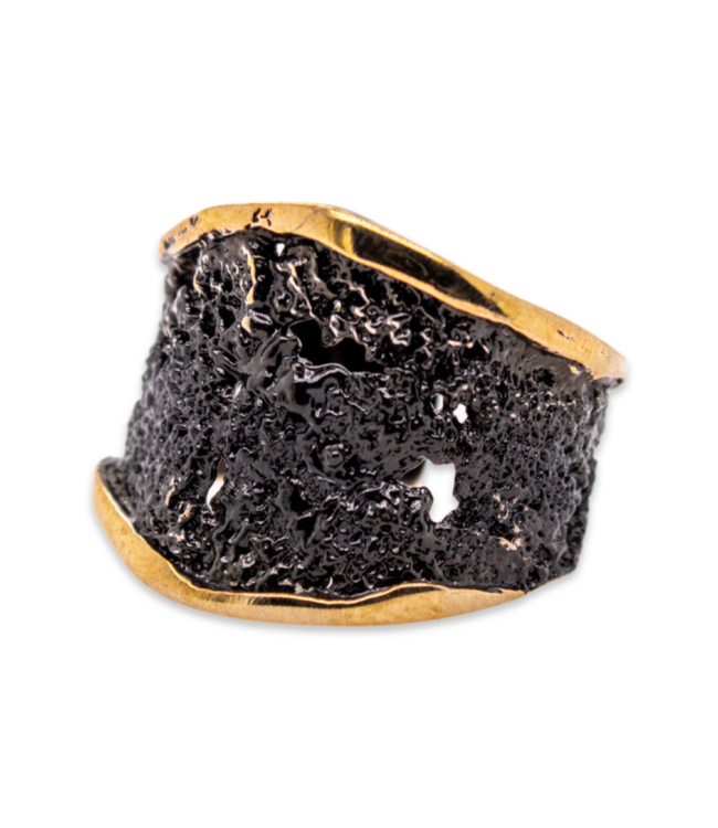 Arior Barcelona Intenzza Golden Black small ring