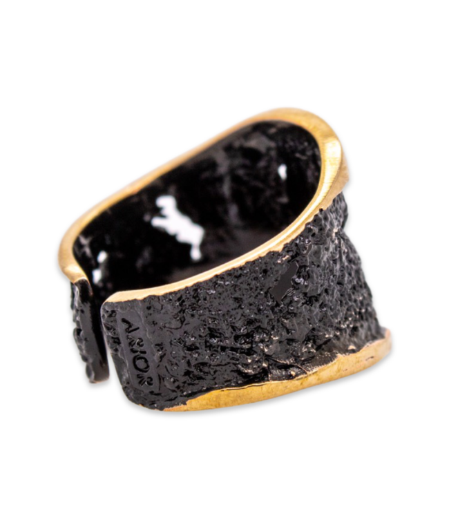 Arior Barcelona Intenzza Golden Black small ring
