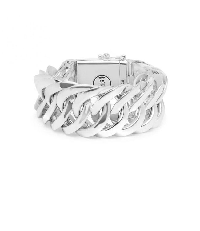 Buddha to Buddha Buddha to Buddha Gliederkette XL Armband Silber