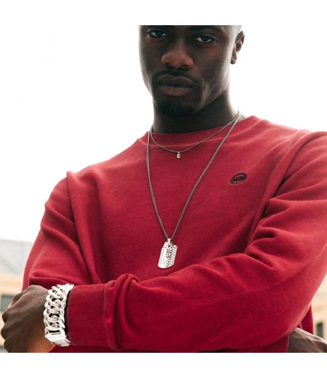 Buddha to Buddha Buddha to Buddha Schakel XL Armband Zilver