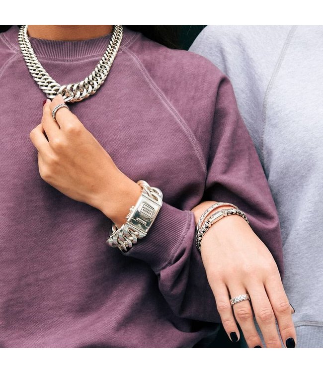 Buddha to Buddha Exclusieve Ring George Texture van 925 Sterling Zilver – Gratis Gravure