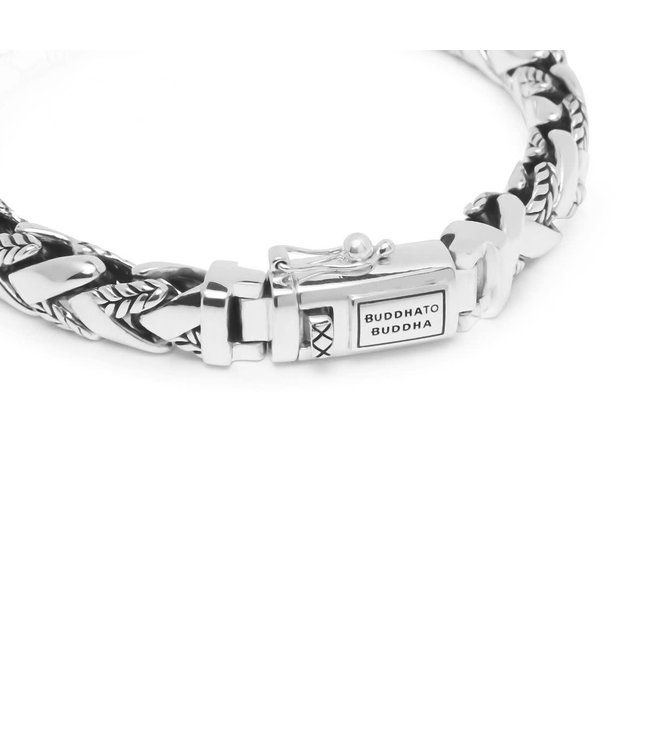 Buddha to Buddha George Texture Bracelet Silver