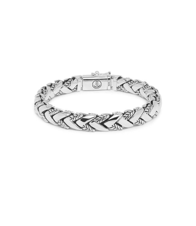 Buddha to Buddha Exclusieve George Texture Armband Zilver van 925 Sterling Zilver – Gratis Gravure