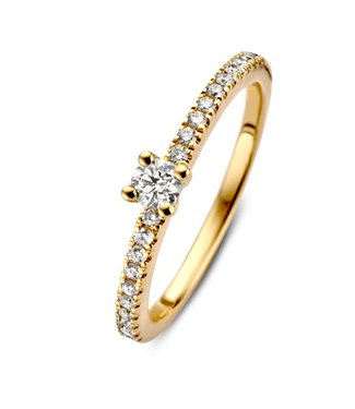 Excellent Jewelry Ring Gelbgold Brillant