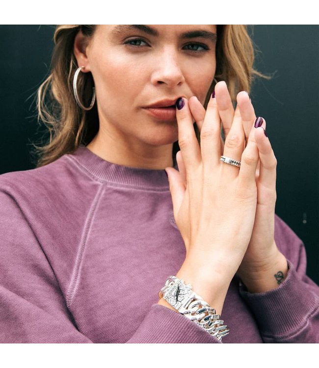 Buddha to Buddha Buddha to Buddha Chain XS Ring Silver