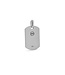 Buddha to Buddha Exclusieve Chain Army Tag Hanger Zilver van 925 Sterling Zilver – Gratis Gravure
