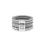 Buddha to Buddha Buddha to Buddha Triple Mini Ring Silber