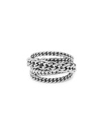 Buddha to Buddha Multi Gliederkette Nathalie Ring Silber