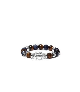 Spirit Bead Mix Bracelet Sodalite Tiger's Eye