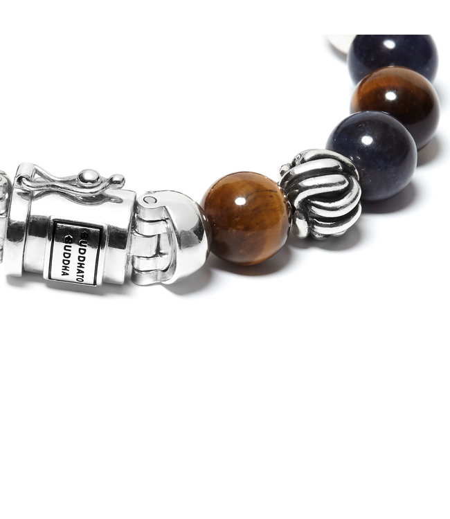 Buddha to Buddha Spirit Perlenmix Armband Sodalith Tigerauge