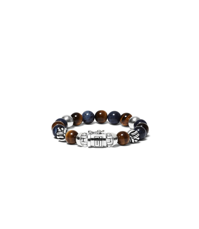 Buddha to Buddha Spirit Perlenmix Armband Sodalith Tigerauge