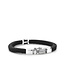 Buddha to Buddha Exclusieve Denise Cord Armband Zwart van 925 Sterling Zilver – Gratis Gravure