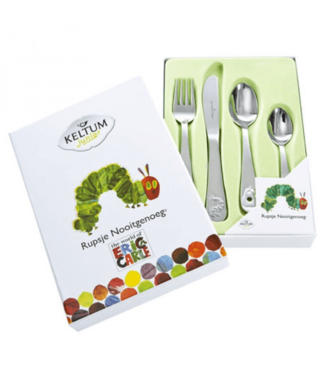 Koninklijke Van Kempen & Begeer Childrenscutlery the very Hungry Caterpillar- Stainless steel - free engraving KS068.GA4