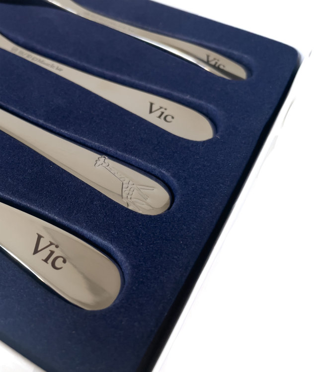 Koninklijke Van Kempen & Begeer Childrenscutlery Lancelot- Stainless steel - free engraving KS060.GA4