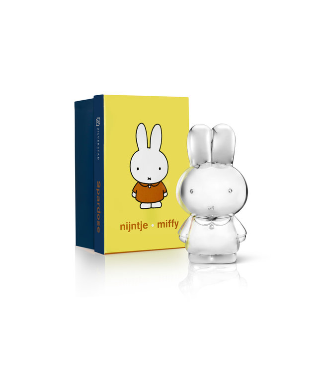 Zilverstad Miffy Money Box Silver Color 15cm