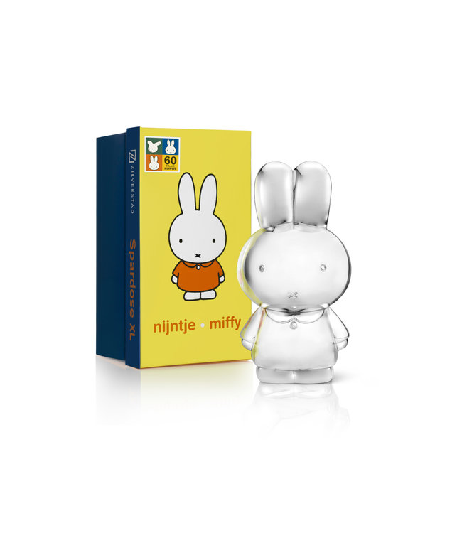 Zilverstad Sparbüchse Nijntje XL Silberfarben 18cm