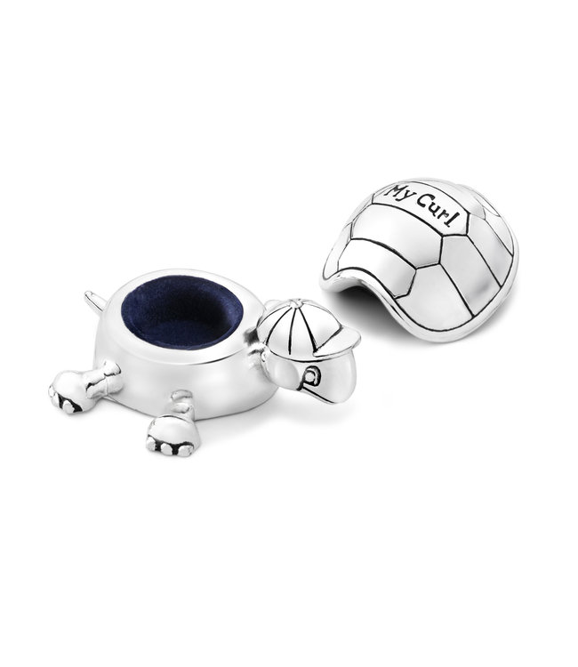 Zilverstad Zilverstad - Tanden-/haarlokdoosje Schildpad zilv. kl.- Gratis te graveren