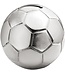 Zilverstad Zilverstad - Spaarpot Voetbal 8,5x8,5x8cm zilver kleur- Gratis te graveren