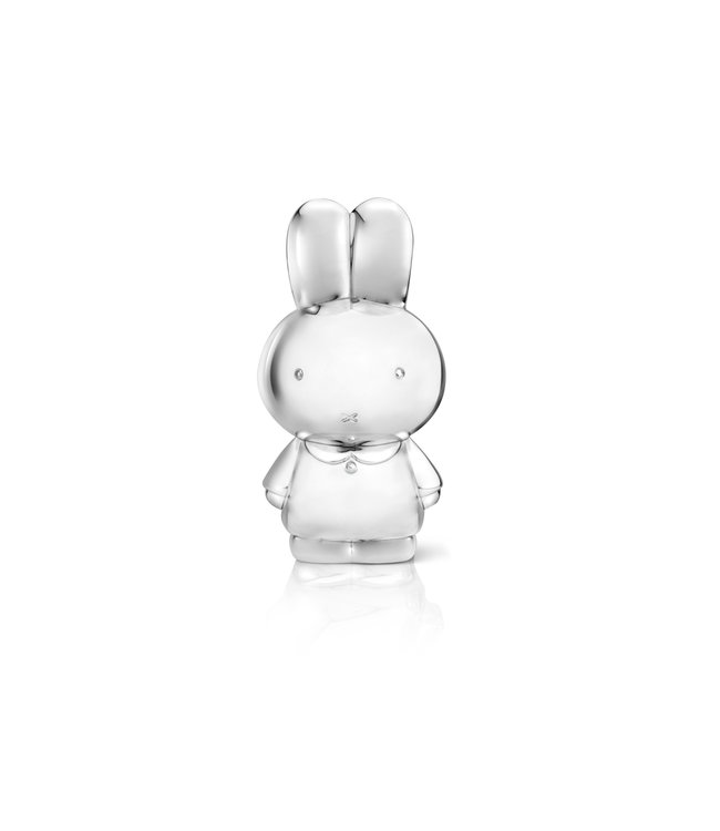 Zilverstad Money box Miffy XL (18cm) - silver colour - free engraving