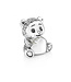 Zilverstad Money box Bear with heart - silver colour - free engraving