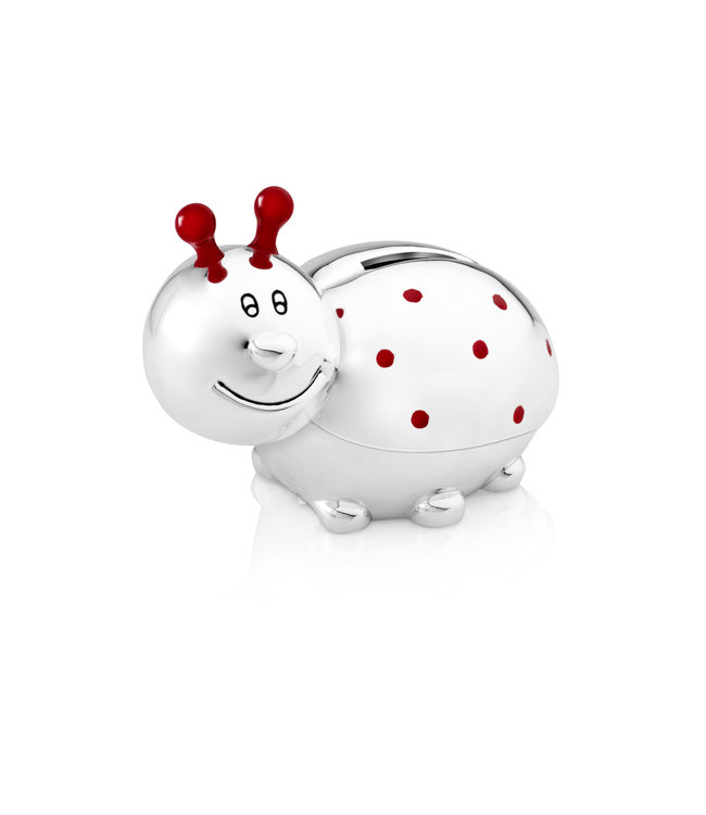 Zilverstad Ladybug Money Box Silver Color