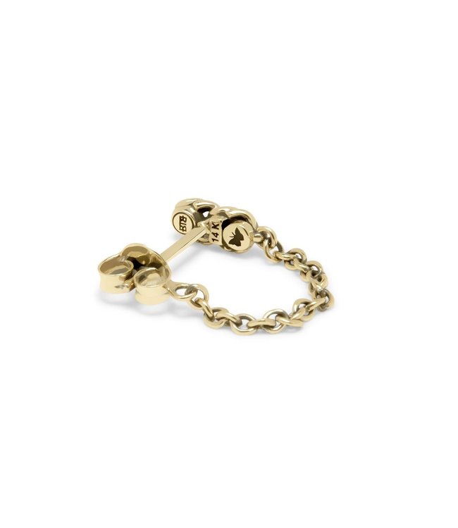 Buddha to Buddha Buddha to Buddha Davina Gold Ohrring 14kt YG Single Piece