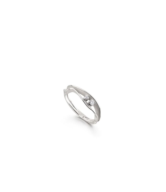 Annamaria Cammilli Dune Collection Ring, 18Kt Dia ct. 0.1