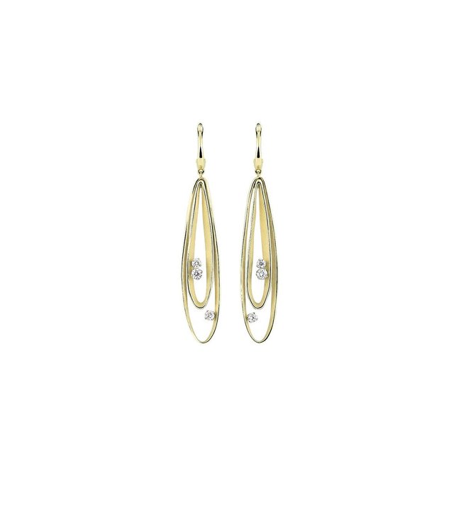 Annamaria Cammilli Velaa Series Earrings, 18Kt Dia ct. 0.38