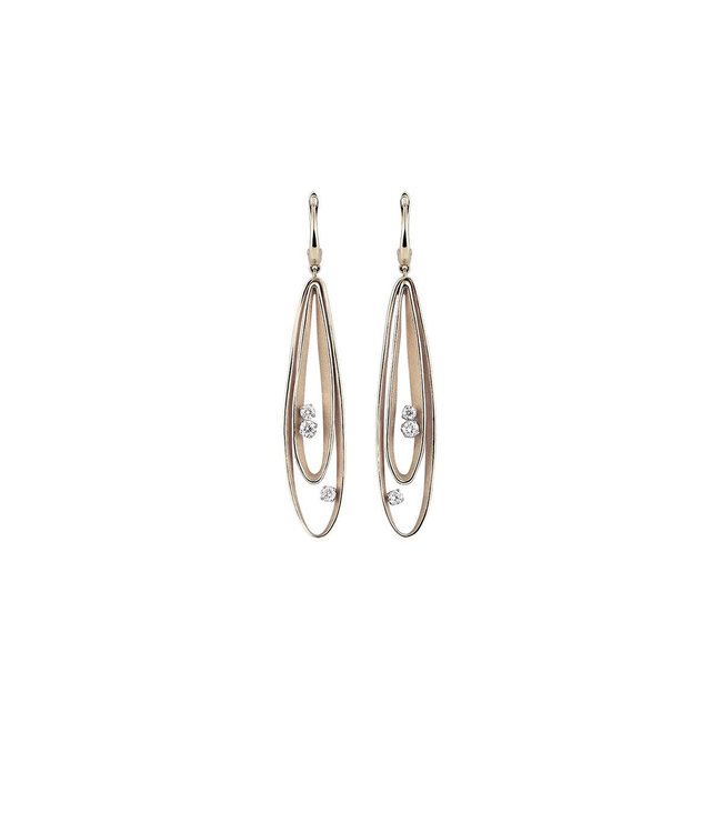 Annamaria Cammilli Velaa Series Earrings, 18Kt Dia ct. 0.38