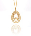 Circle Mobile Pendant 14K Gold + Diamant 0.047ct