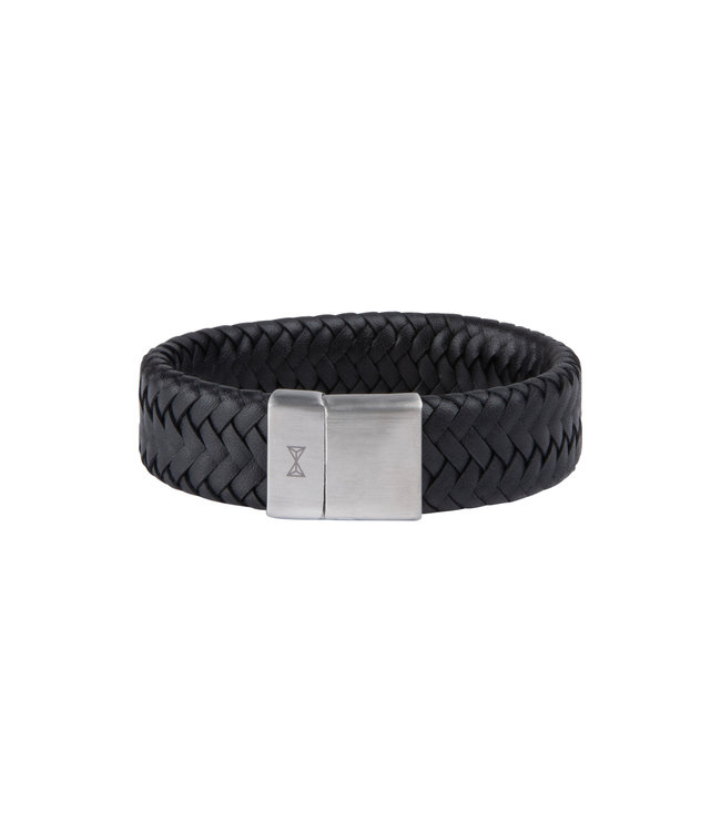 AZE Jewels Lederarmband Vast Iron Jack Black