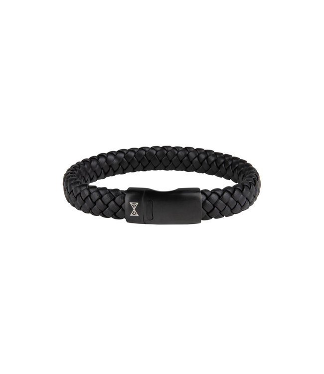 AZE Jewels Lederarmband Iron Jack Black-on-Black