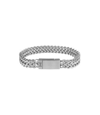 AZE Jewels Steel bracelet Double V - Inox