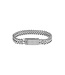 AZE Jewels Steel bracelet Double V - Inox