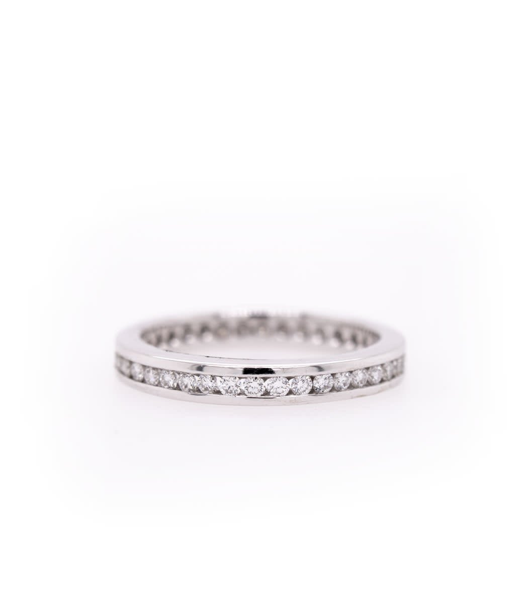 Zelfrespect spade ondeugd Bloch & Co Witgouden ring maat 54 met diamant 0.56 - Juwelier de Vaal