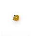 W. de Vaal 14 krt. yellow gold ear studs with diamonds